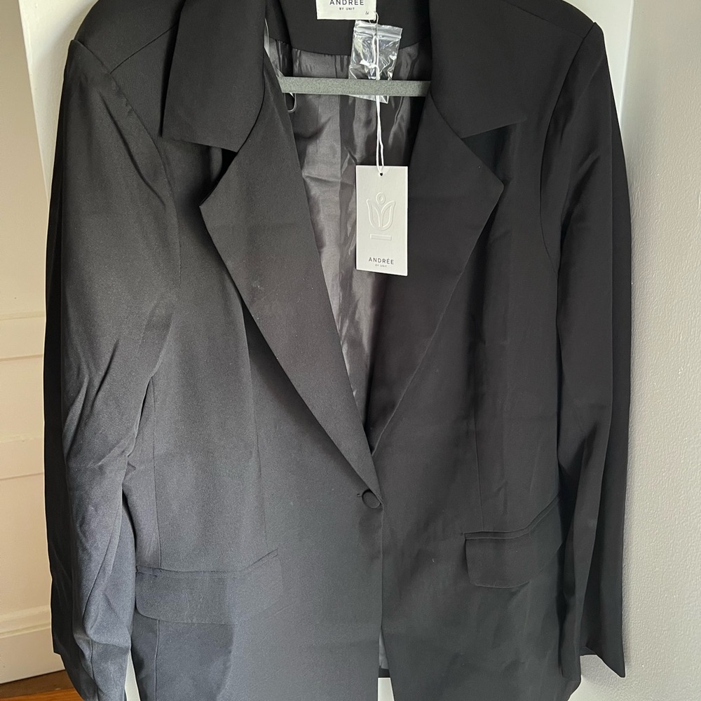 ANDREE BY UNIT Classic Black Jacket Blazer Women’s Professional Work Wear